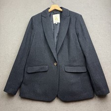 Joules Tweed Jacket UK 14 Navy