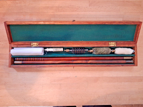 Shotgun cleaning kit wooden - cleaning,