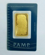 1oz Gold Bar PAMP (31.103