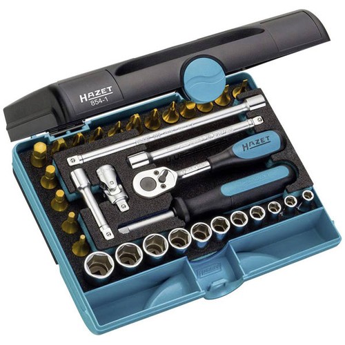 Hazet bit set metric - metric, 1/4"