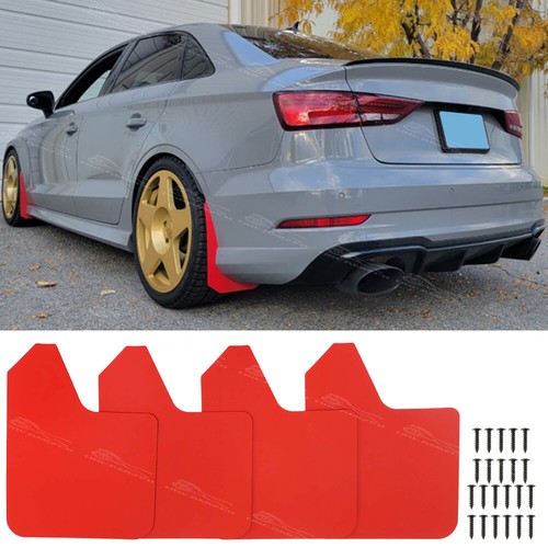 4pcs mudflaps for audi rs3 - a3,