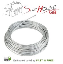 2mm Galvanised Wire Rope Zinc Steel Rope Cable Rigging Price Per Meter FREE P+P