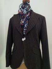 Escada Sport Vintage Brown Ladies Jacket, Size 40, Medium, Very Collectible.