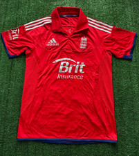 England Cricket 2013 ODI One Day Ashes Adidas T-Shirt Kit Mens Adult Medium 2