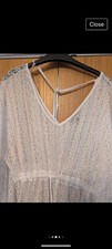 Beautiful white lace black / pool cover up size large From Primark