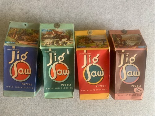 Vintage waddingtons jigsaw - vintage,