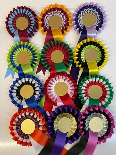 Rosettes for horse shows dog - horse,