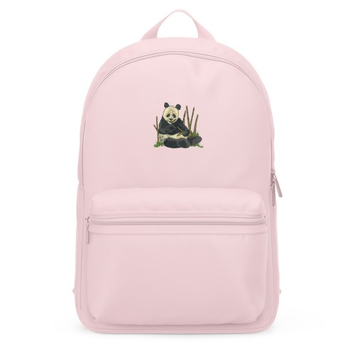 Embroidered panda bear - embroidered, mini