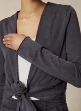 ME+EM Tie Front Sweatshirting