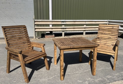 Solid wood garden - table, 2
