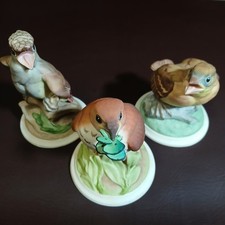 3 boehm porcelain birds #448