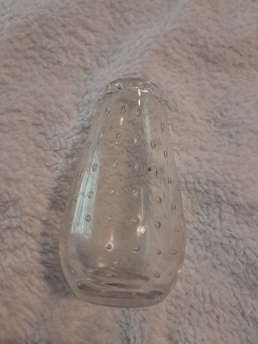 5cm tall bubble glass vase - tall,