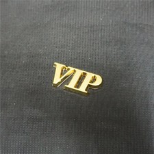 1x Golden VIP Chrome Metal Sticker Emblem Badge Decal 3D Engine Luxury Turbo 4WD