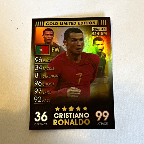 Topps match attax 101 - topps, gold