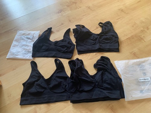 New black shirt bras - new,