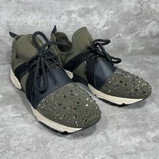 Carvela Green Leather /