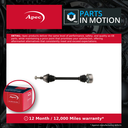 Drive shaft fits - drive, mk5