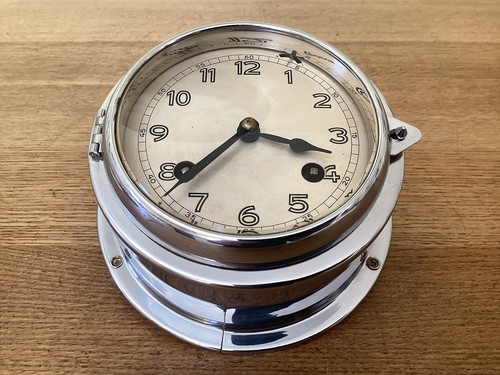 Hermle eight day ships - day, clock