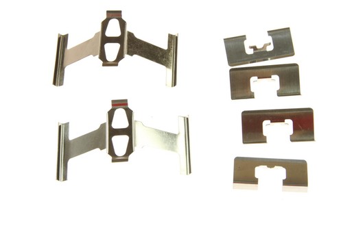 Fitting set for brake - , pads