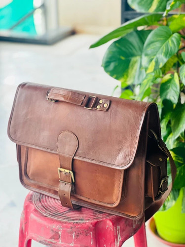 Bag vintage leather - bag, messenger