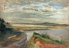 Exmouth? Landscape - Antique