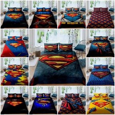 Boys Superman 3D Duvet Cover