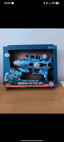 Light and sound space gun - space,