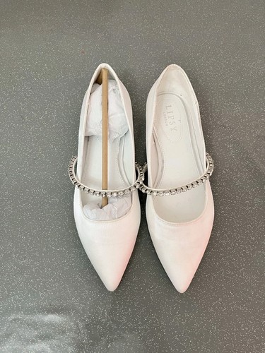 Women white satin lipsy - white,