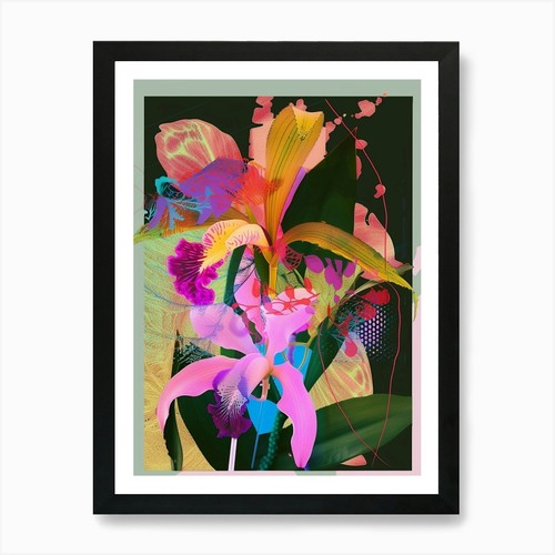 Monkey orchid neon flower - 4,