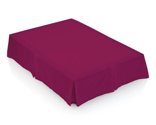 Luxury plain dyed pleated poly - plain,