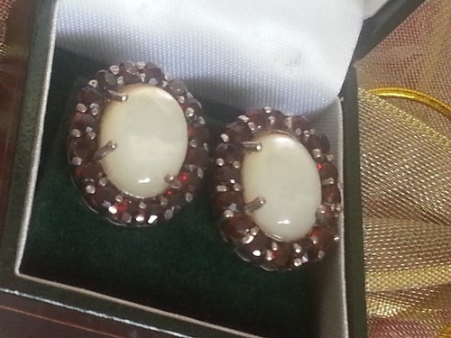 Oval mother pearl - mother, of