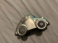 Vintage Metal Beetle Herbie Collectible Money Box Pre Owned