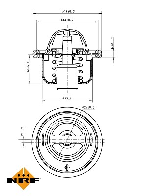 Nrf 725146 thermostat coolant - nrf,