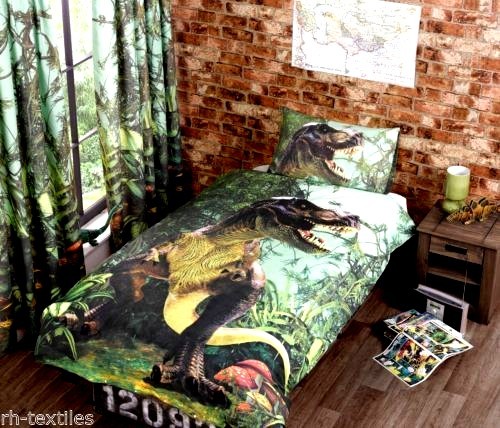Rex dinosaur single duvet - rex,