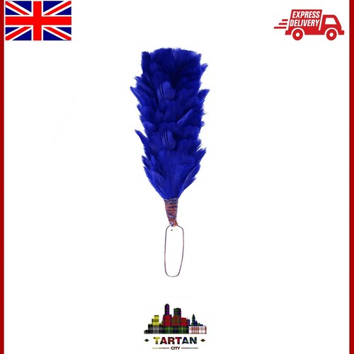 Royal blue glengarry cap with - glengarry,