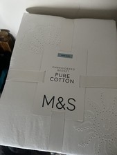 M&S King Size Embroided Bed