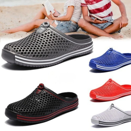 Mens womens hollow slip - womens, on