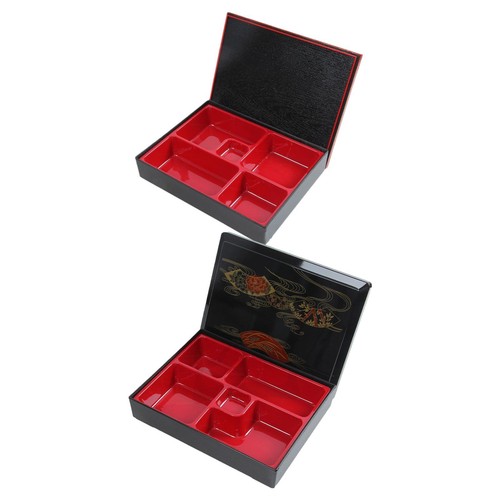 Japanese bento box with lid - with,