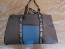 DIESEL Only the Brave Duffle Bag *NEW Gym Holdall Travel Weekend Night Navy Blue