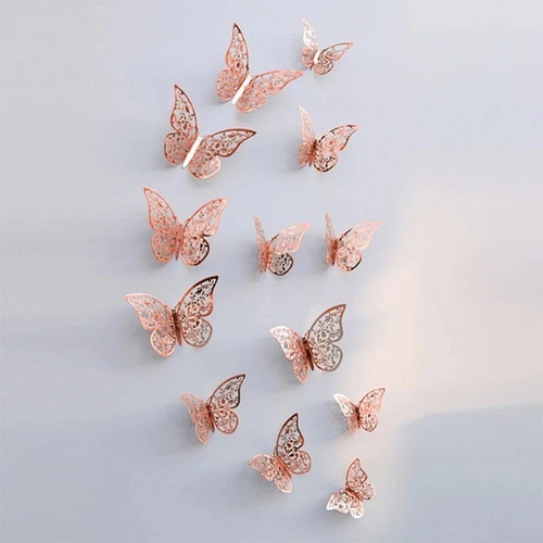 12pcs butterfly wall - 12pcs,