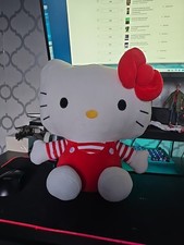 HELLO KITTY LARGE PLUSH CHARACTER TOY RED Bow CUTE  Sanrio  12 Inch