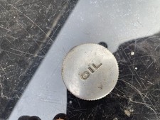 Suzuki Vintage Motorcycle Billet Alloy Embossed Oil Filler Cap Used Original 