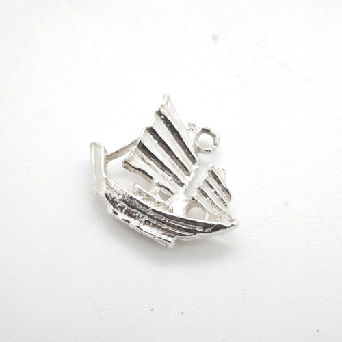 Vintage silver chinese junk - chinese,