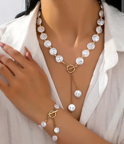 Imitation pearl jewellery gift - imitation,