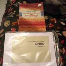 Brother Original Instruction Manual for kG 88/89 G-carriage and service manual