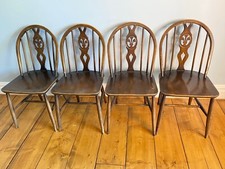 MCM Ercol Fleur de Lys Dining Set Furniture/Vintage/Retro/Chairs/Kitchen