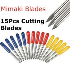 15Pcs 45° 30°  60° HQ Mimaki Blades for Mimaki Vinyl Cutter Cutting Plotter
