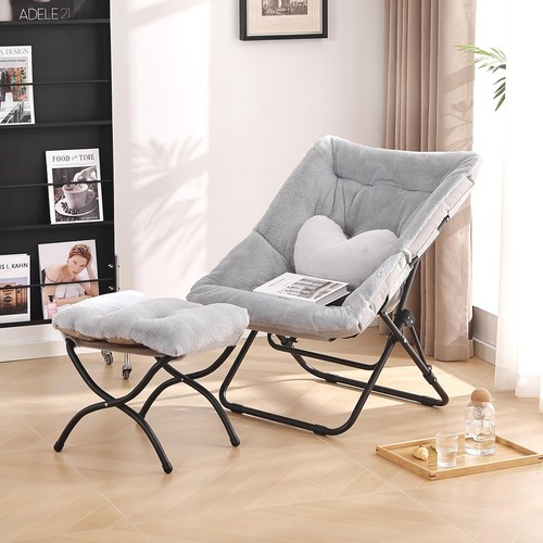 Comfy saucer chair with - chair,