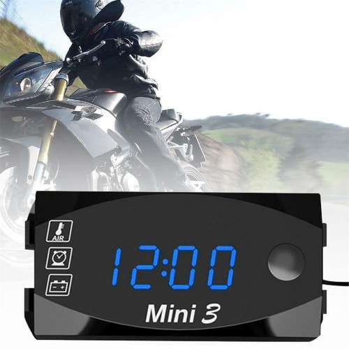 Led motorcycle clock - led,