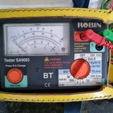Robin BT British Telecom Tester SA9083 With Vables & BT Case.. Untested